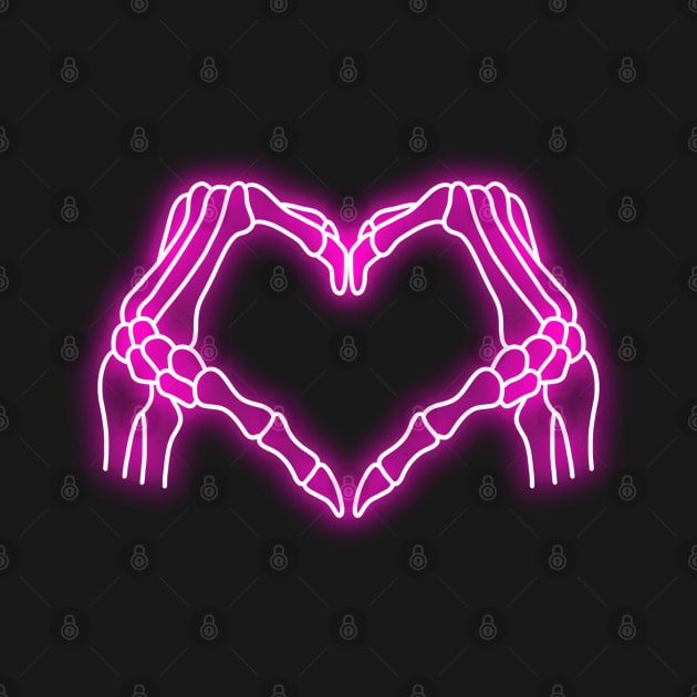 Heart Bones Neon Sign by jocela.png