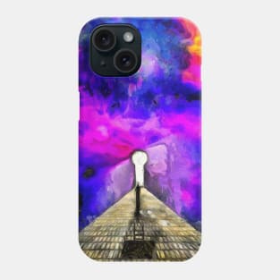 Keyhole in space Phone Case