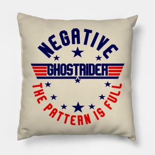 Negative Ghostrider the Pattern is Full Pillow