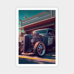 Hot Rod #3 Magnet