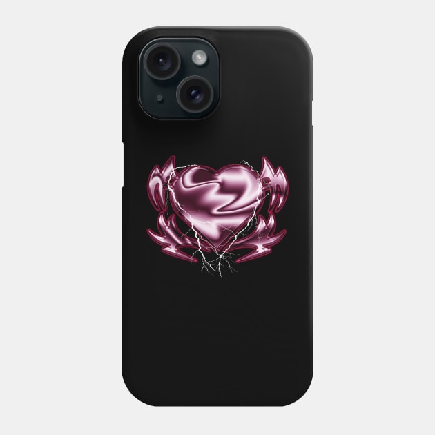 Chrome heart Phone Case by kadmiel