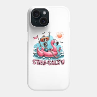 "Stay Salty" Funny Skeleton Phone Case