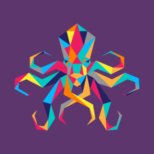 Low Poly Octopus T-Shirt