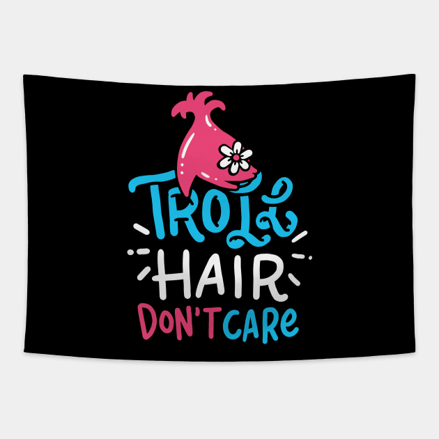 Hairdresser Shirt barber hair don't care Tapestry by biNutz