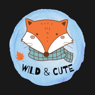 Wild and Cute Fox, Fox Lover, I love Foxes, Fox gift, Being a Fox Always Rocks T-Shirt