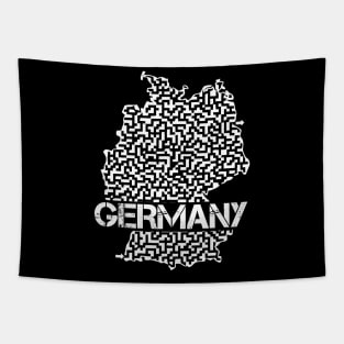 Germany Maze Tapestry