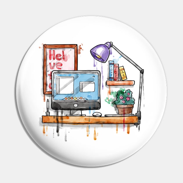 Web Design Paint Pin by Mako Design 