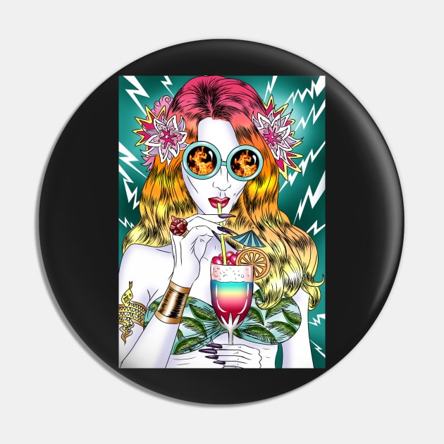 Beach Frenzy Pin by VeronicaLux