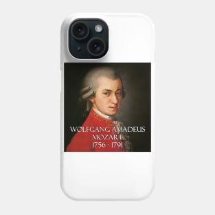 Great Composers: Wolfgang Amadeus Mozart Phone Case