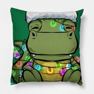 t-rex dinosaur lights and fun Pillow