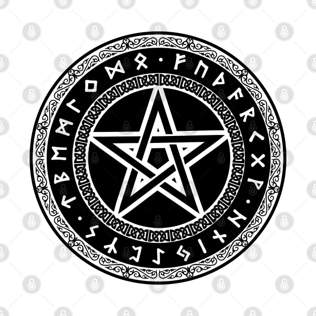 Dcorative Runes Pentacle by SFPater