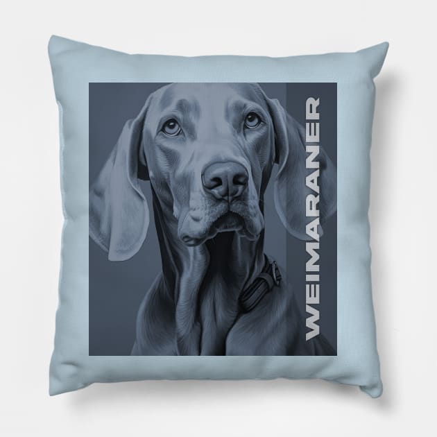 Weimaraner Pillow by chapter2