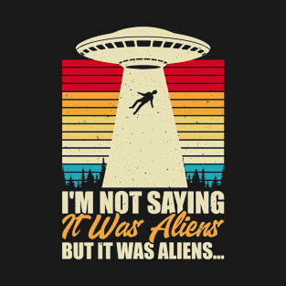 Funny Vintage UFO Alien T-Shirt