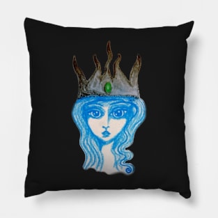Blue Queen Pillow