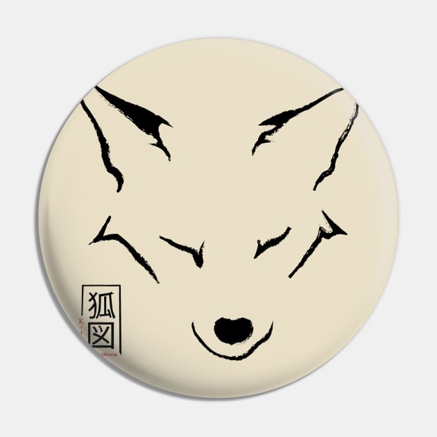 Kitsune Profile Pin by KitsuneIllustrations