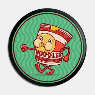 Cup Of Noodles Vintage Ramen Mascot Pin