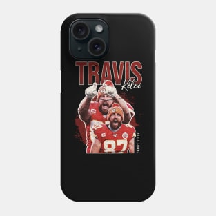 travis kelce retro Phone Case