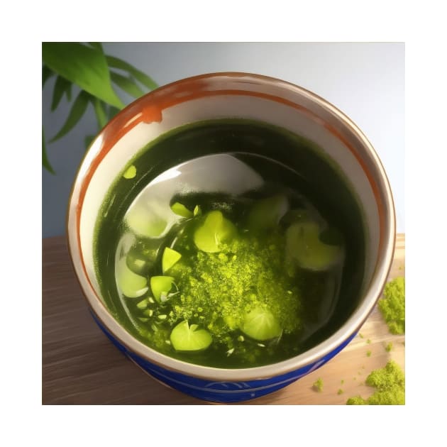 Matcha Green Tea Japanese Cup by Flowering Away