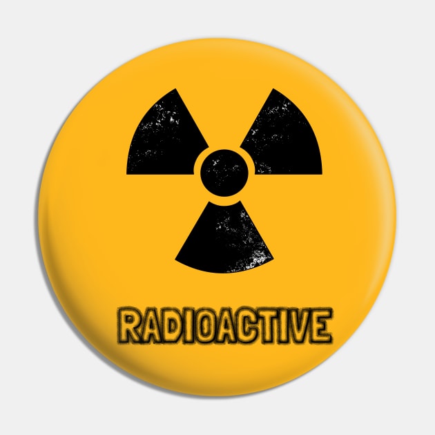 Radioactive Symbol Pin by RoeArtwork