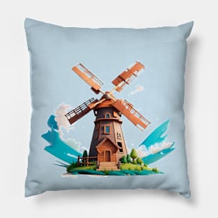 Windmill Pillow