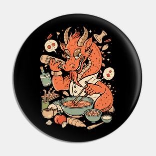 Dragon Dynasty Diner, Chinese Cartoon Style Pin