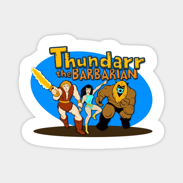 Thundarr Magnet by BigOrangeShirtShop