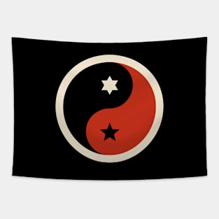 Yin Yang Stars Tapestry