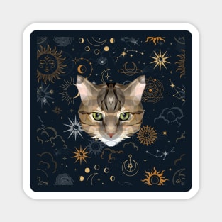 Space cat Magnet