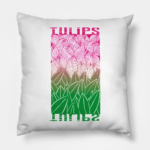 Tulips Pillow by Neyc Design