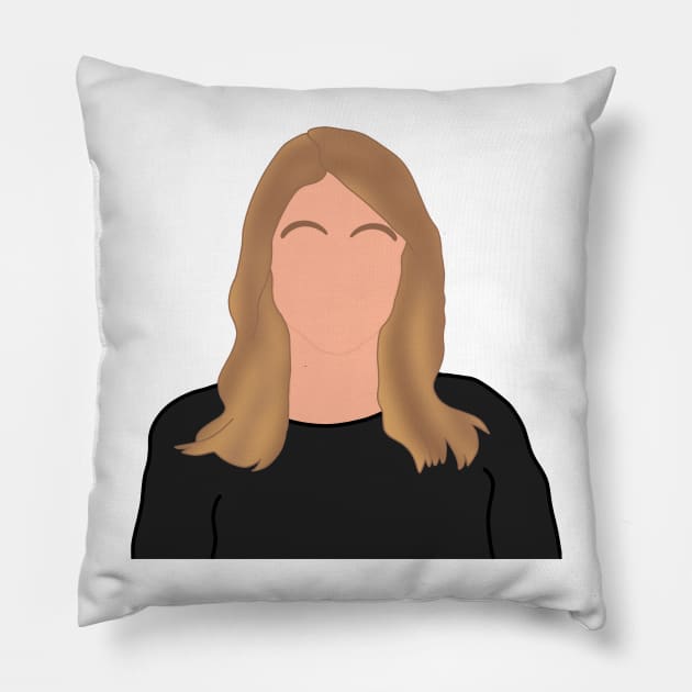 Nicolle Wallace News Anchor Pillow by GrellenDraws