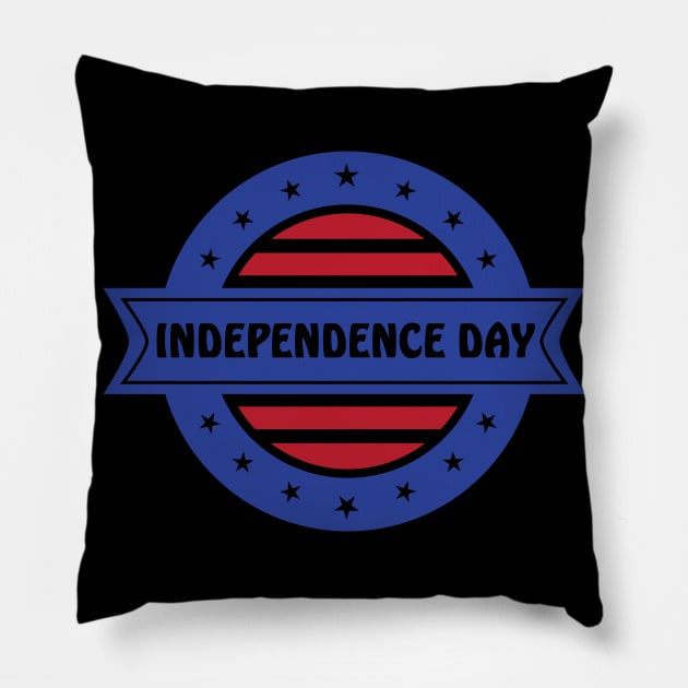 4th of July Independence Day Pillow by savy