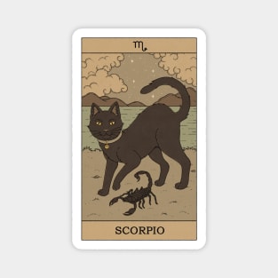 Scorpio Cat Magnet