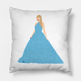 Eras Speak Now Blue Dress Pillow