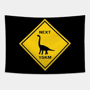 Attention Brachiosaurus Crosses The Street Design Tapestry