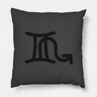 Gemini and Scorpio Double Zodiac Horoscope Signs Pillow