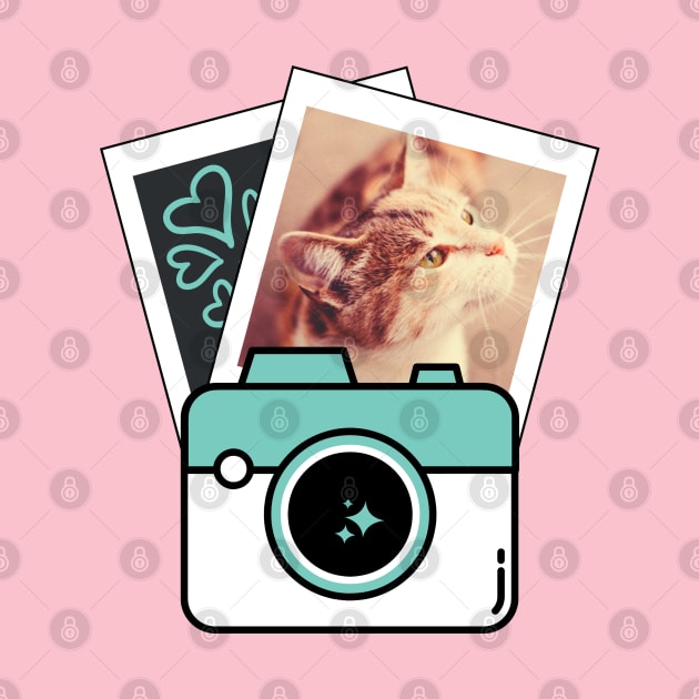 Dreamy Polaroid Frame Cat Photo by ElusiveIntro