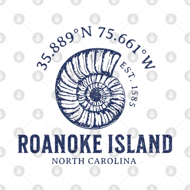 Roanoke Island Sunrise Summer Sea Shell in NC by Contentarama