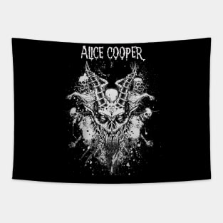 Dragon Skull Play Cooper Tapestry