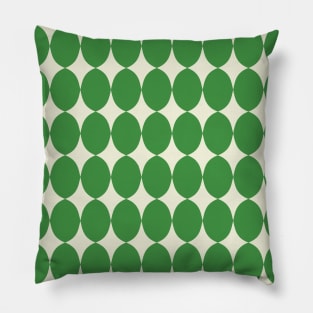 Mid Century Modern Pattern in Green Pillow