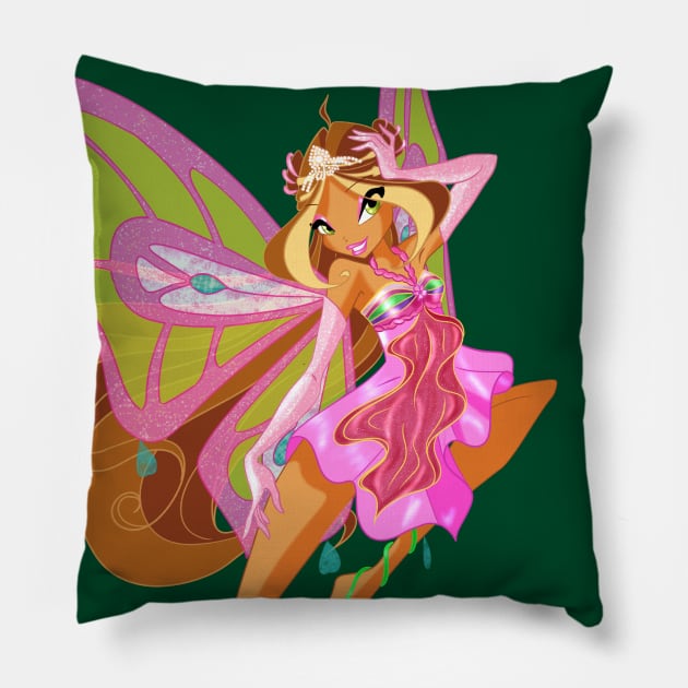 Winx Club - Flora Enchantix Pillow by Nykos