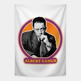 Albert Camus // Retro Fan Art Design Tapestry