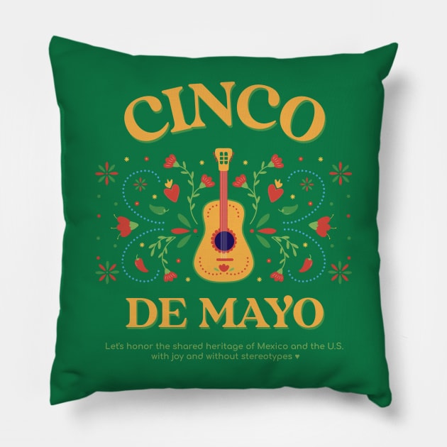 Cinco de mayo Pillow by Gamoreza Dreams