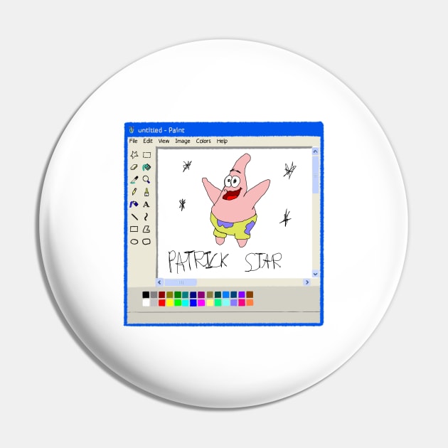 Patrick star ms paint drawing Pin by Cyniclothes