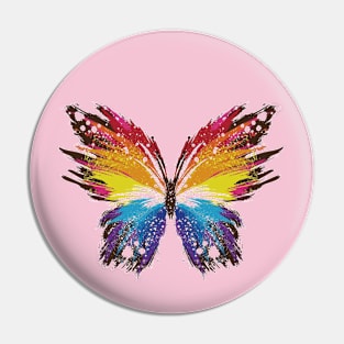 Butterfly colorful painting - Cute Pin