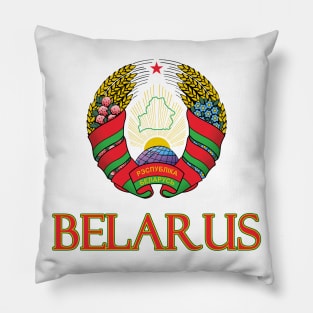 Belarus - Belarusian Coat of Arms Design Pillow