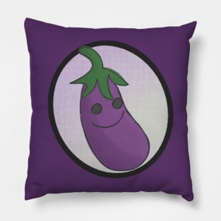 Retro Eggplant Pillow