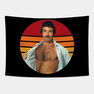 Retro Tom Selleck Tapestry