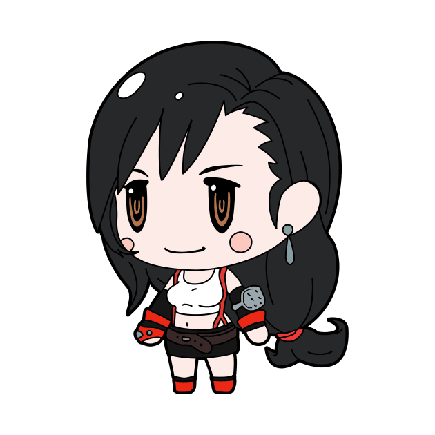 Cute Tifa Lockhart by JamesCMarshall