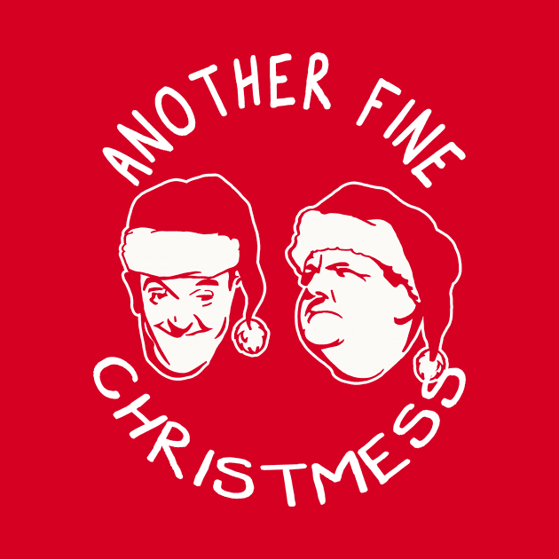 Another Fine Christmess- Comedy Duo Christmas- Laurel and Hardy by IceTees