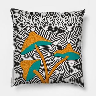 Psychedelic Shrooms Pillow